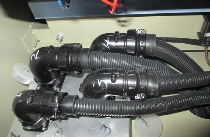 Inside of PLC controller Inside of PLC controller