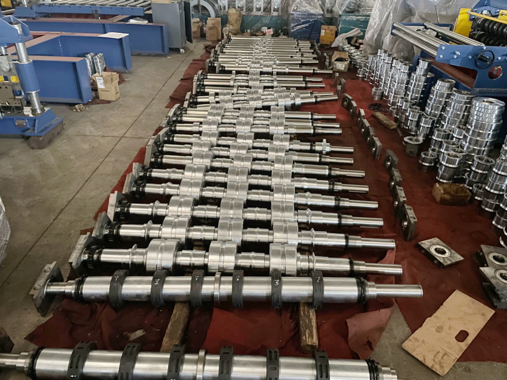 Zhongyuan roller and shafts