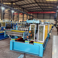 Automatic C purlin roll forming machine with post cutting and pre cutting