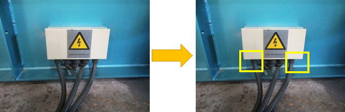 Here you can find two tubes Here you can find two tubes