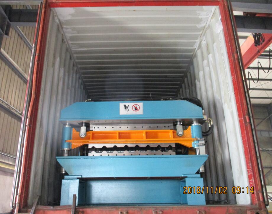 Delivery of CE standard SGS inspection AG Profile Roll Forming Machine To USA