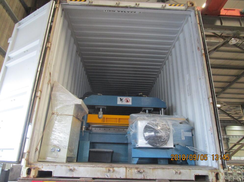 Delivery of cut to length machine to Mexico on September 06,2018