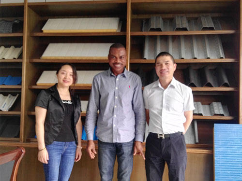 Customers For-Step-tile-roll-forming-machine