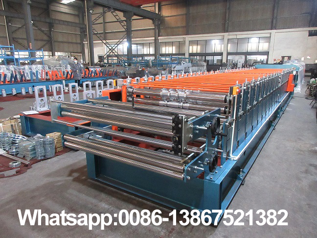 double layer roof panel roll forming machine