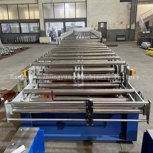 1000&900 double layer roofing roll forming machine with electric cutting