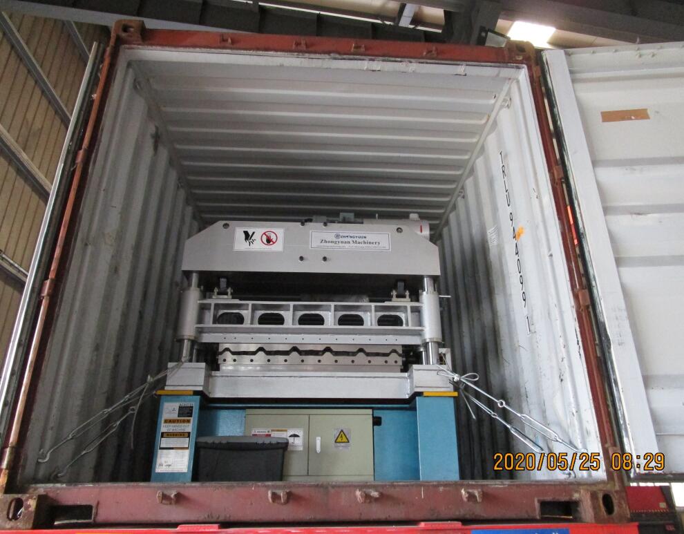 Metra roll forming machine delivered to Nigeria on May 25,2020