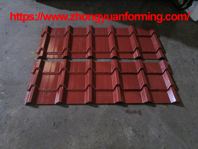 zhongyuan roof&tile roll forming machine