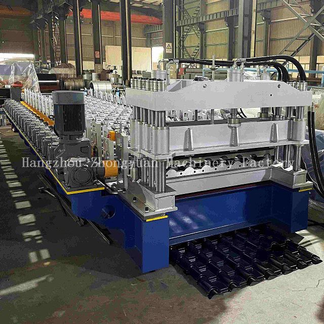 Automatic PLC control system metrocopo tile machine with gear box