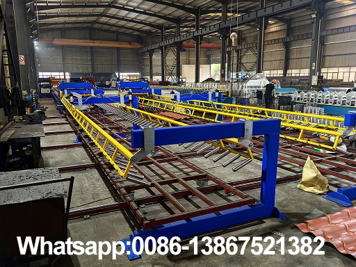 Zhongyuan glazed tile roof roll forming machine