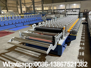 Zhongyuan powerful aluminum roofing step tile machine at low price