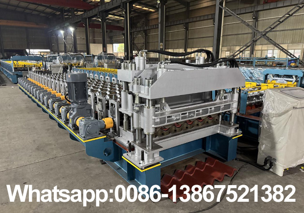 Zhongyuan high working speed glazed tile roll forming machine