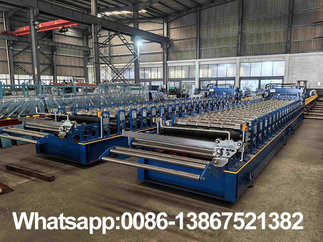 Zhongyuan corrugated roof tile roll forming machine