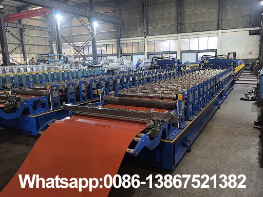 Zhongyuan glazed tile cold roll forming machine