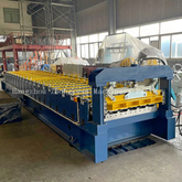 High productive roof panel roll forming machine