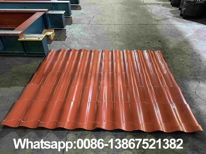 Zhongyuan metal roofing tile roll forming machine