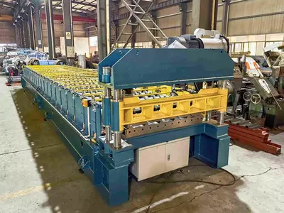 Normal Structure Roof Sheet Roll Forming Machine With Electric Cutting-1