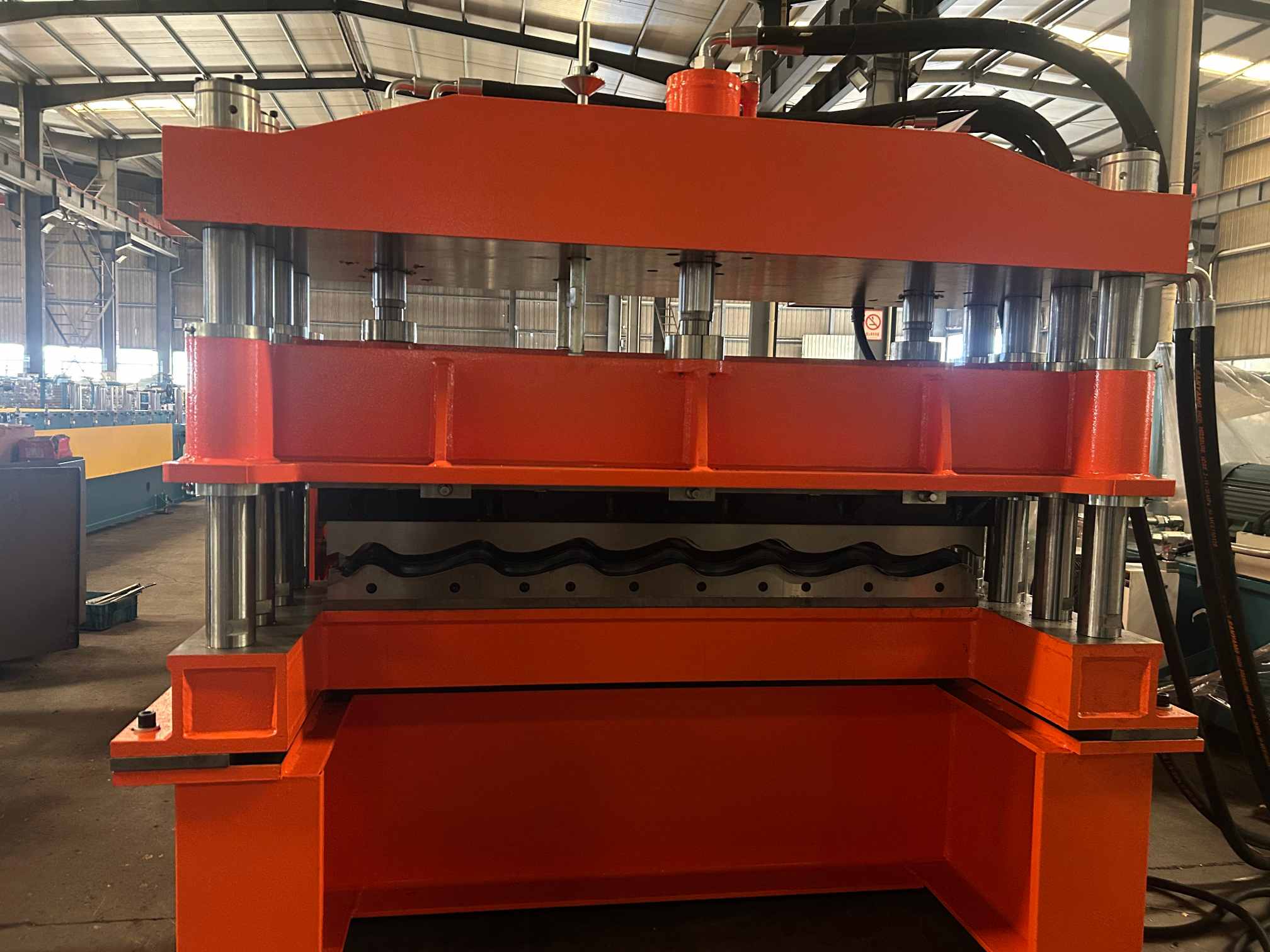 Step Tile Roll Forming Machine