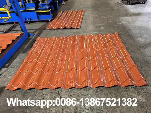 Zhongyuan aluminum roof tile roll forming machine