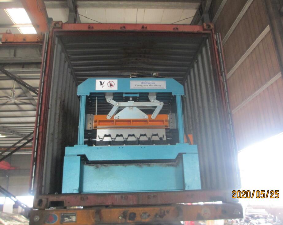 Deck roll forming machine was delivered on May 25,2020