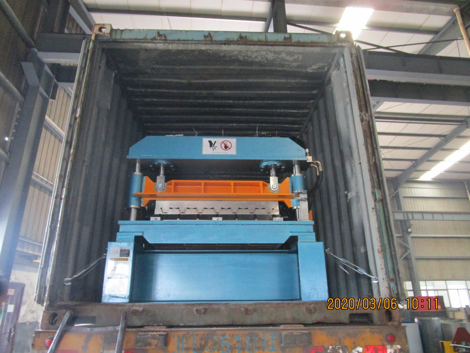 roll forming machine delivered to USA