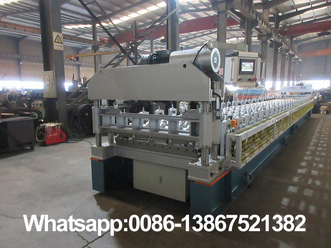 trapezoidal roofing roll forming machine