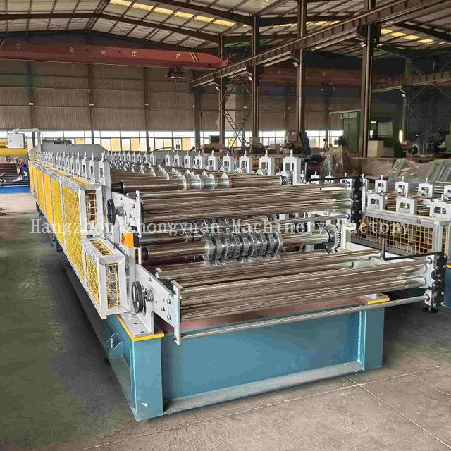 Roof Sheet Roll Forming Machine Double Layer with Electric Cutting